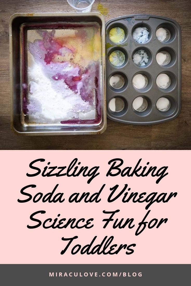 Sizzling Baking Soda and Vinegar Science Fun for Toddlers